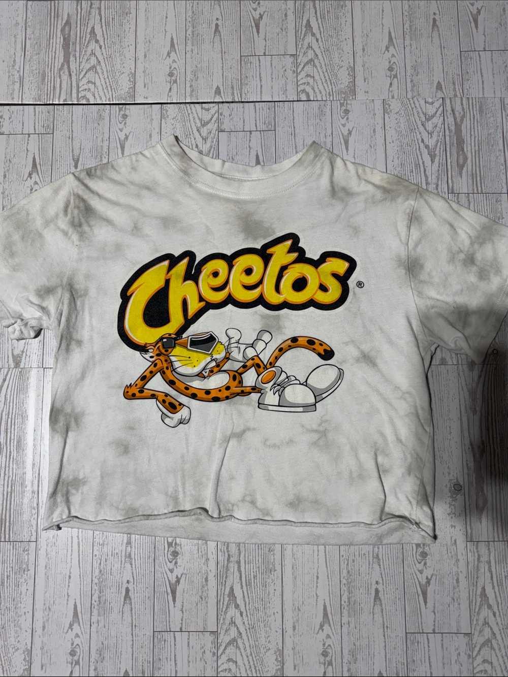 Women’s Cheetos Graphic Crop Tee in White